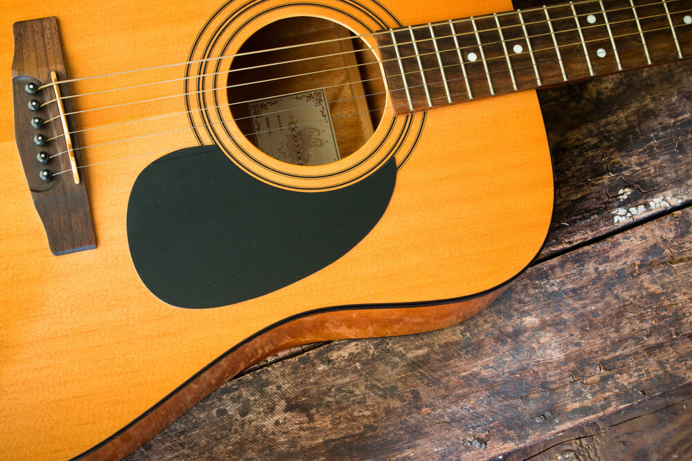A dreadnought acoustic guitar 