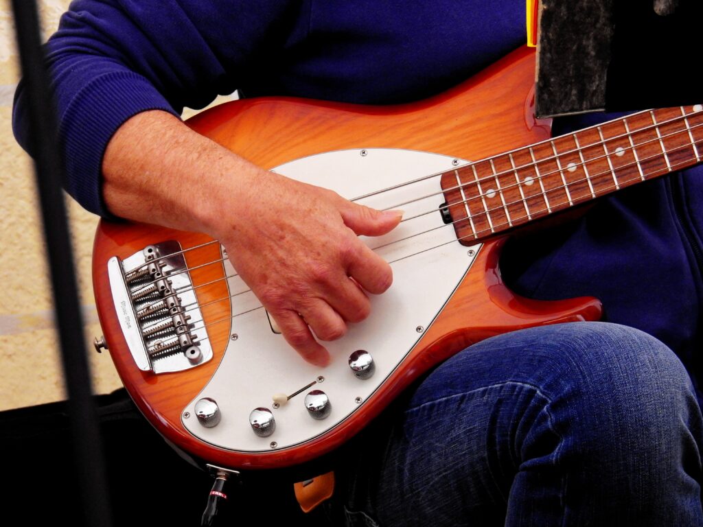 learning the basics of bass guitar