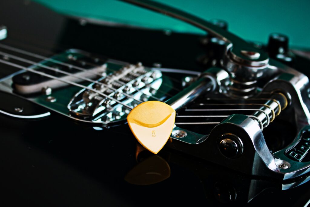 Get A Pick Out Of A Guitar